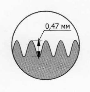 0,47 мм