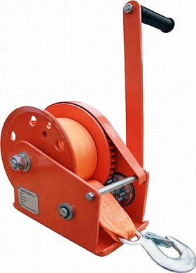 Лебедка барабанная с тормозом BHW  2600 (лента)