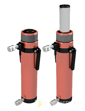 Домкрат универсальный гидравлический двойного действия ДУ200Г300
