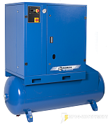 Винтовой компрессор на ресивере 500л. с частотным регулятором REMEZA BK30T-8(10)-500ВС