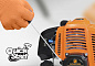 Бензиновая коса с неразъемной штангой CARVER GBC-152