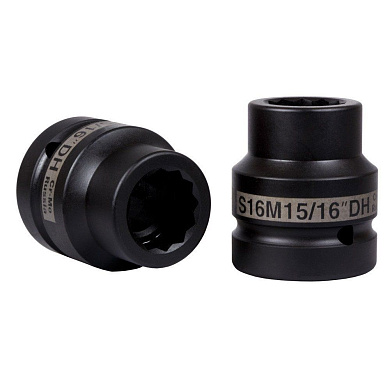 Головка ударная S16M15/16"DH